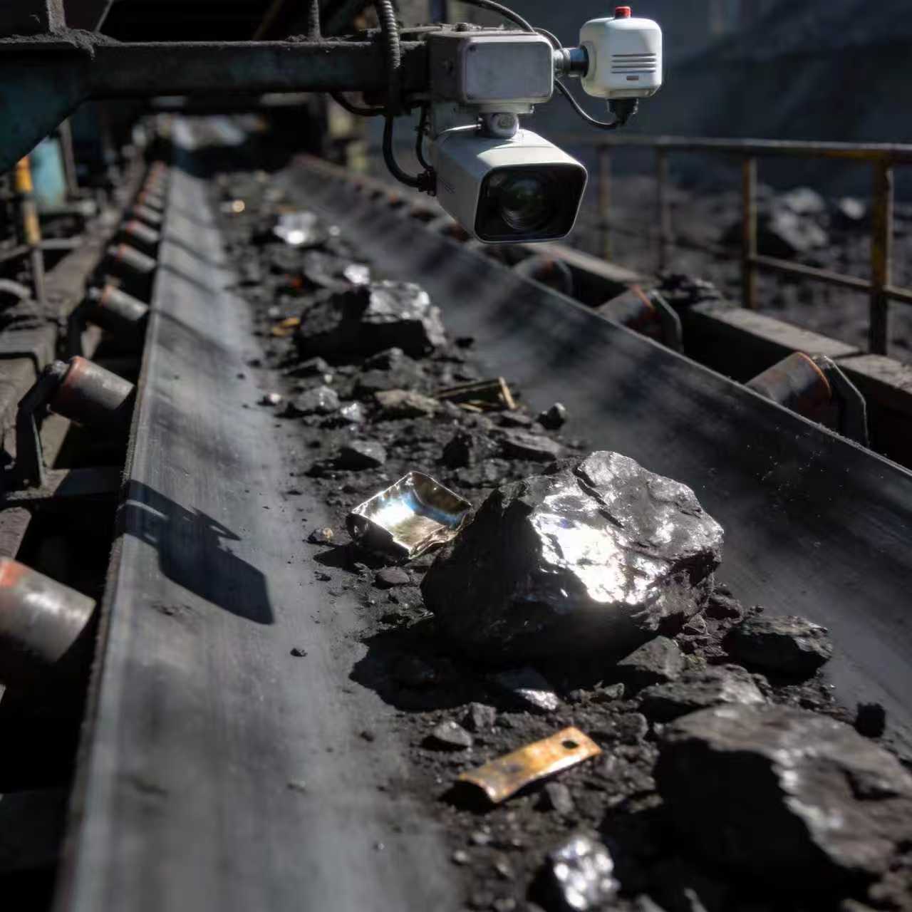 煤矿皮带大块异物检测