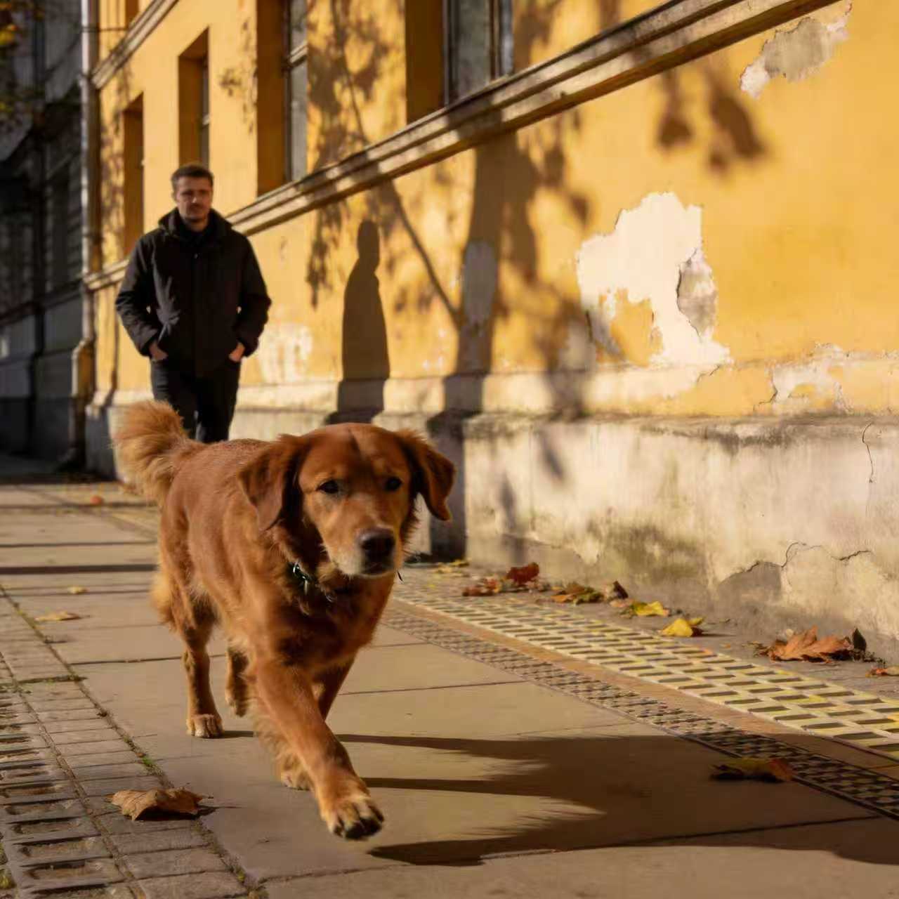 遛狗未牵绳检测
