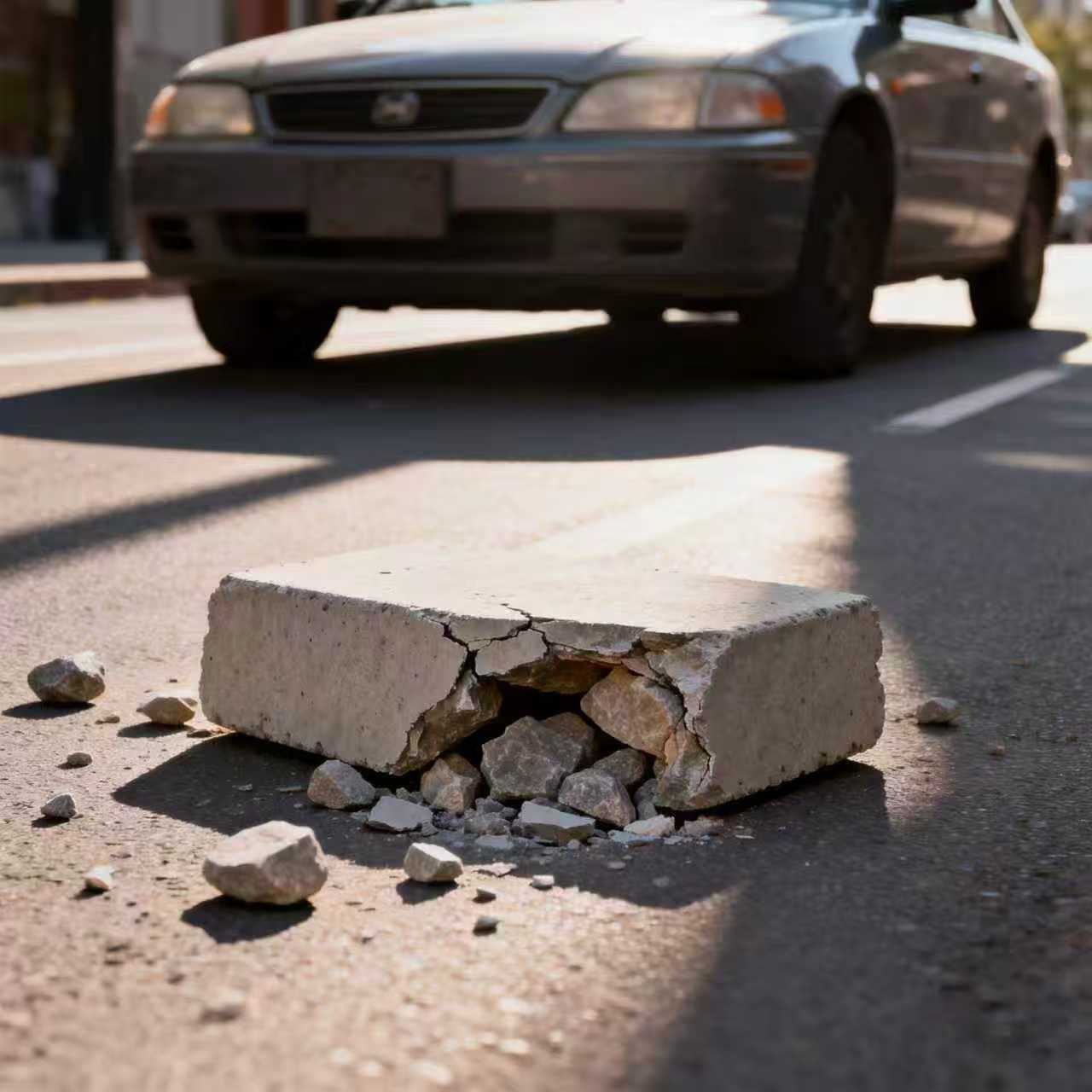 路面障碍物识别.